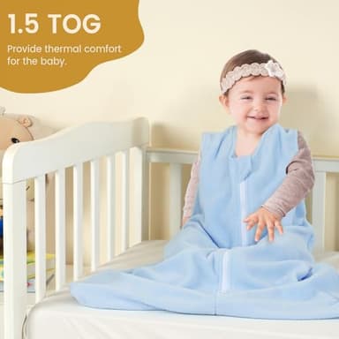 PHF 3 Pack Warm Micro-Fleece Baby Sleep Sack 12-18 Months, Soft Baby Wearable Blanket, 2-Way Zipper Sleeping Bags, Comfy Toddler Sleeping Sack for Boys, Large Size, Dinosaur - Image 7