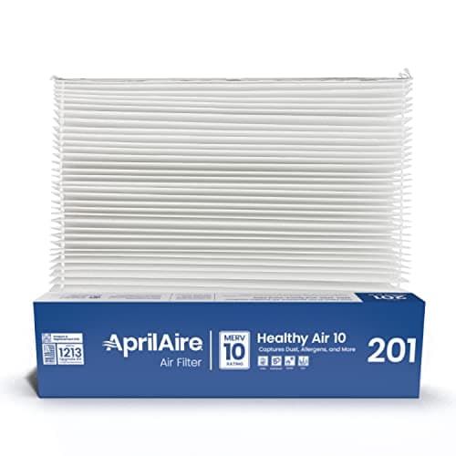 AprilAire 201 Replacement Furnace Filter for AprilAire 2200, 2250 or Space-Gard 2200, 2250 Whole-House Air Purifiers - MERV 10, 20x25x6 Air Filter (Pack of 10) - Image 1