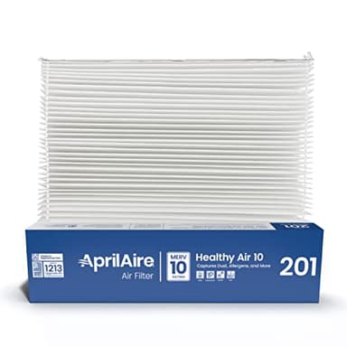 AprilAire 201 Replacement Furnace Filter for AprilAire 2200, 2250 or Space-Gard 2200, 2250 Whole-House Air Purifiers - MERV 10, 20x25x6 Air Filter (Pack of 10) - Image 1