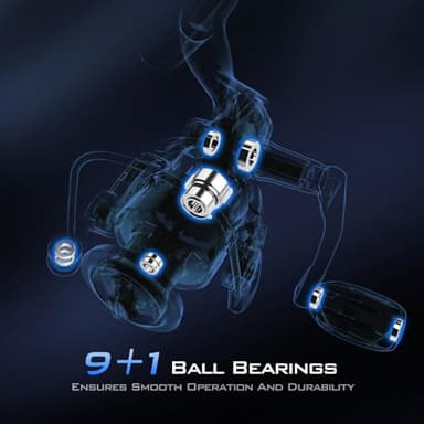 KastKing Centron Spinning Reel, Size 2000 Fishing Reel - Image 3