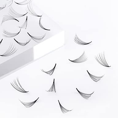FADLASH 1000 Fans 10D Premade Volume Eyelash Extensions Mixed Tray Premade Fans Eyelash Extensions D Curl Premade Lash Fans Pointed Handmade Promade Loose Fans Thin Base (10D-0.07D,9-16mm) - Image 4