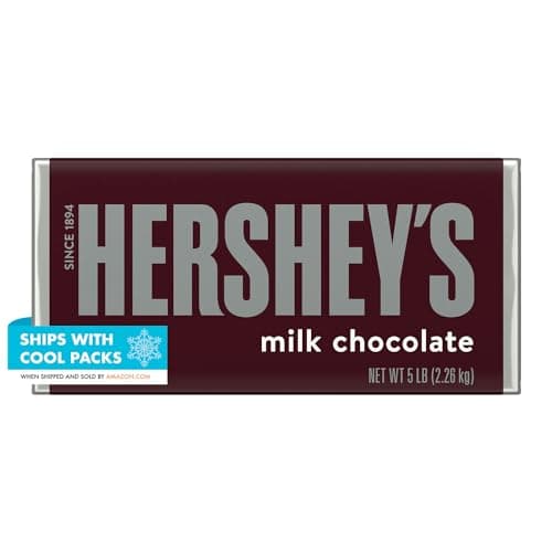 HERSHEY'S Milk Chocolate Candy Bar, 5 lb - Image 1