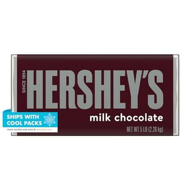 HERSHEY'S Milk Chocolate Candy Bar, 5 lb - Image 1