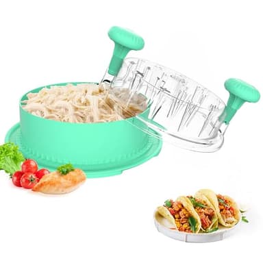 Chicken Shredder, 2025 Pro Chicken Breast Shredder Tool Twist Large, Visible Meat Shredder Machine with Widened Anti Slip Mat Fix, Suitable for Tocas, Buffalo Chicken Dip, Dishwasher Washable - Image 1