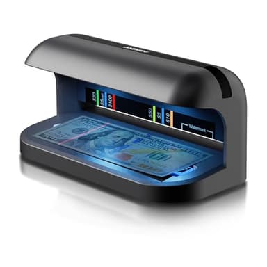 Aneken AL-17 Counterfeit Bill Detector with UV LED Light, Advanced UV Counterfeit Money Detector with Card & ID Detection, Suitable for All Currencies in The World - Image 1