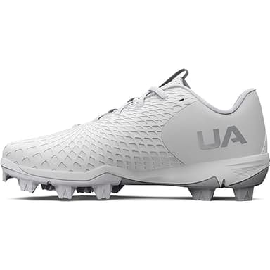 Under Armour Women's Glyde 2.0 RM, (100) White/White/Metallic Silver, 8, US - Image 1