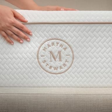Martha Stewart SleepComplete Twin Mattress in a Box, Medium-Plush Dual-Action Cooling Gel Memory Foam Mattress, Removable Coolweave Jacquard Cover, 12", White - Image 13