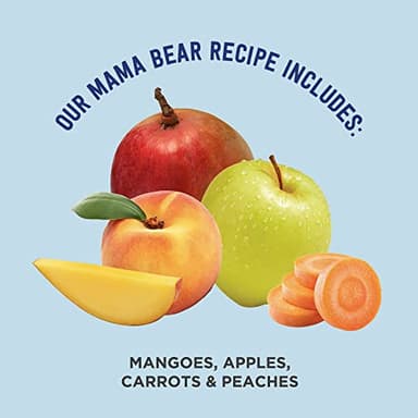 Amazon Brand - Mama Bear Organic Baby Food, Stage 2, Mango, Apple, Carrot, Peach, 4 ounce (Pack of 12) - Image 5