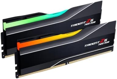 G.SKILL Trident Z5 Neo RGB Series DDR5 RAM (AMD Expo & Intel XMP 3.0) 64GB (2x32GB) 6000MT/s CL36-36-36-96 1.35V Desktop Computer Memory U-DIMM - Matte Black (F5-6000J3636F32GX2-TZ5NR - Image 2