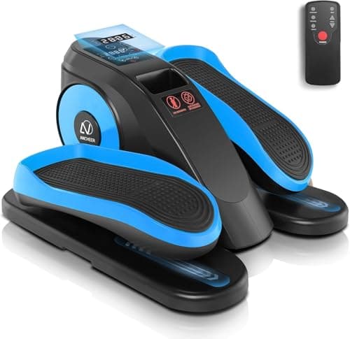 ANCHEER Under Desk Elliptical, Ellipse Leg Exerciser for Seniors Fully Assembled , Electric Seated Pedal Exerciser with Remote Control & 12 Adjustable Speed/Resistance - Image 1