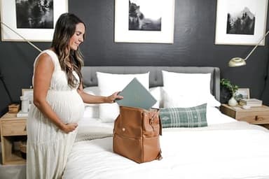 Lucy Darling Baby Memory Book – Celestial Skies | Luxury Baby First Year Book & Photo Album | Gender Neutral Keepsake Journal for Milestones, Memories & Photos | Thoughtful Pregnancy Gift - Image 6