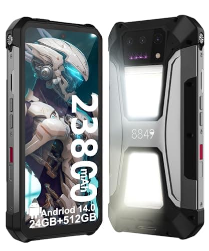 8849 Tank 2 Pro Rugged Smartphone Unlocked, 24+512GB/1TB Android 14 Rugged Cell Phone with Projector, 6.79’’ 4G Waterproof Mobile Phones 23800mAh, Fingerprint/Dual Sim/OTG/GPS/Face ID - Image 1
