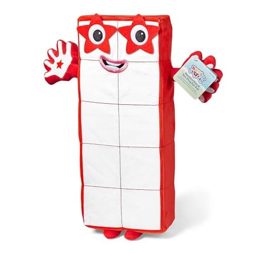 hand2mind Numberblock Ten Playful Pal, Plush Figure Toys, Numbers for Toddlers, Preschool Math Learning Toys, Stuffed Animal Plushies, Counting Blocks, Soft Stuffies, Kids Birthday Gifts - Image 1