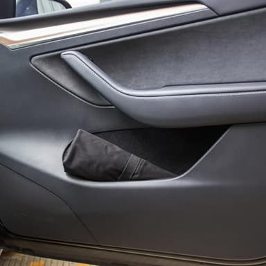 XCAR 2PCS Waterproof Car Seat Covers for Front and Rear Seats, Airbag Compatible,Cloth Seat Covers Universal Fit for Truck Van SUV Black - Image 6