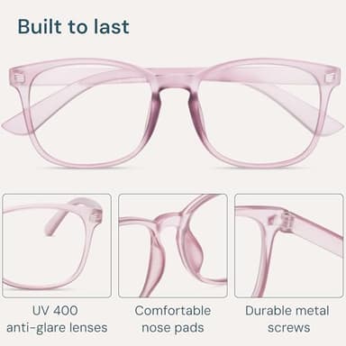 Gaoye Blue Light Glasses for Computer & Gaming - Anti UV Ray Lenses, Scratch-Resistant & Comfort Fit - Image 6