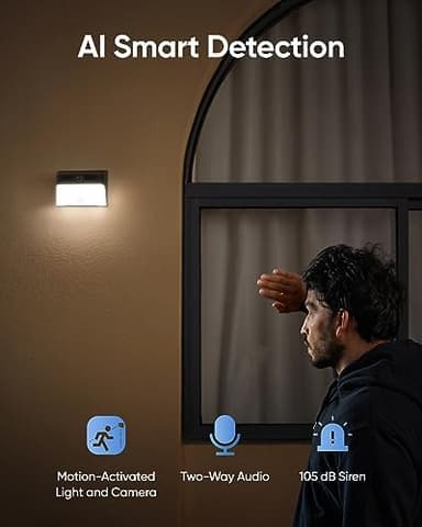 eufy Security Solar Wall Light Cam S120, Solar Security Cameras Wireless Outdoor, Camera, Forever Power, Motion Activated Light, AI Detection, IP65 Waterproof, Spotlight, No Monthly Fee - Image 8