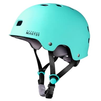 OutdoorMaster Skateboard Cycling Helmet - Two Removable Liners Ventilation Multi-Sport Scooter Roller Skate Inline Skating Rollerblading for Kids, Youth & Adults - Image 1