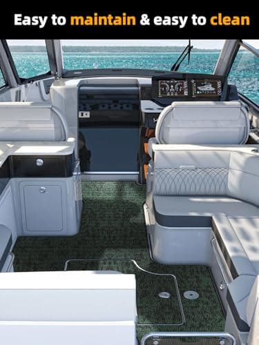 FOCEAN Boat Flooring EVA Foam Boat Decking Camo Marine Flooring Self-Adhesive Marine Mat for Motorboat RV Yacht Kayak, 94.5''x 47.2'', Olive Camo - Image 5