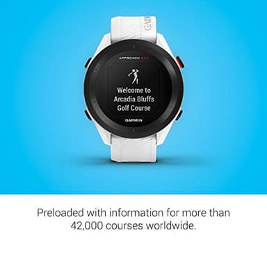 Garmin Approach S12, Easy-to-Use GPS Golf Watch, 42k+ Preloaded Courses, White, 010-02472-02 - Image 4