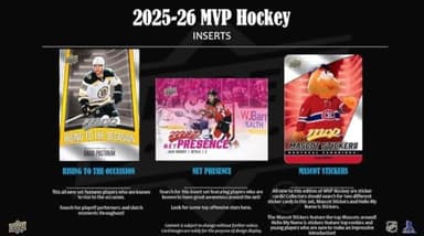 2025 2026 Upper Deck M V P Hockey Series Unopened Blaster Box of 11 Packs with Chance for Rookies Plus #1 Draft Picks Cards and Blaster Exclusive Gold Scripts - Image 6