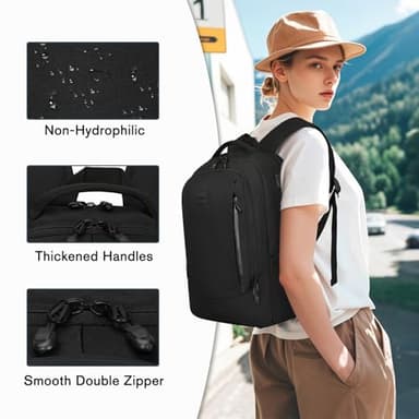 Goloni Multi-functional Travel Backpack, Large Capacity for Men Women Waterproof Business Work Bag, College Laptop Backpack with USB Charging Port, Suitable for 17-inch Computers - Image 3