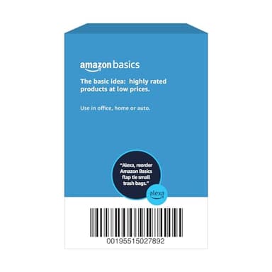 Amazon Basics 4 Gallon Trash Bags, Flap Ties, Fresh Scent, 80 Count, Pack of 1 - Image 6