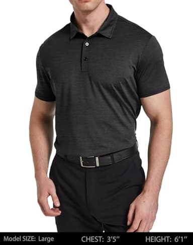 OYGSieg 6 Pack Mens Polo Shirts Performance Short Sleeve Golf Shirt Moisture Wicking Athletic Casual Collared T-Shirt SetA 2XL - Image 2