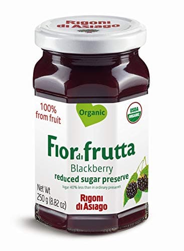 Rigoni di Asiago Fiordifrutta Organic Fruit Spread, Blackberry, 6 Count - Image 1