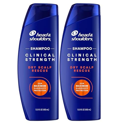 Head & Shoulders Clinical Dandruff Defense + Dry Scalp Rescue Shampoo 13.5 oz Twin Pack - Image 1