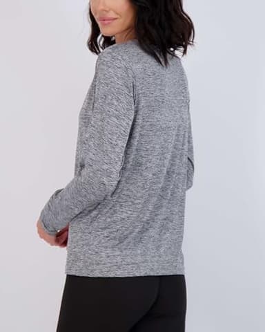 Real Essentials 4 Pack: Women's UPF 50+ Quick Dry Fit Sun Shirts Long Sleeve UV SPF Hiking Top Outdoor (Available in Plus), Set 11, 2X, - Image 4