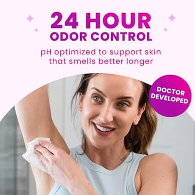 Lume Acidified Deodorant Wipes - 24 Hour Odor Control - Aluminum Free, Baking Soda Free, Skin Loving - 45 Count (Pack of 2) (Cool Cucumber) - Image 2