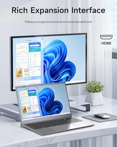 BLUEING 15.6 Inch Laptop-Computer, AMD 3020e(Beat N4020, Up to 2.6GHz), 8GB DDR4 256GB SSD (Exp. Up to 32GB + 2TB),1080P FHD IPS Display, Win11 Laptop, Long Battery, Type-C, Laptops - Image 4