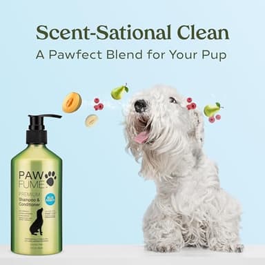 PAWFUME Dog Shampoo and Conditioner, Blue Ribbon, 1-Pack – Nourish & Detangle for a Silky Soft Coat – Probiotic, Deep-Cleaning, pH-Balanced Formula – Puppy Shampoo and Conditioner for All Breeds - Image 7