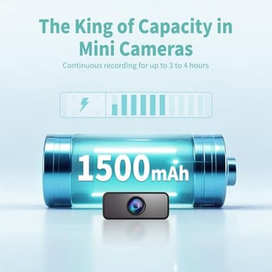 Hidden Camera, Nanny Cam for Home | 2025 4K HD Mini Security Camera, Free Cloud & SD Storage, Works with/Without WiFi for Baby/Pet/Nanny Monitoring - Image 6