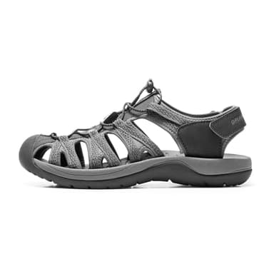 DREAM PAIRS Men's Adventurous Summer Outdoor Sandals,Size 11,Black/Dark/Grey,160912-M - Image 3