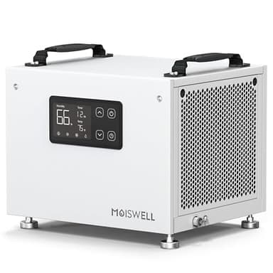 Moiswell 70 Pints Commercial Dehumidifier, Portable Crawl Space Dehumidifier for Basement Energy Star Certified Compact Dehumidifiers for Home with Drain Hose, Auto Defrost, Timer - Image 1