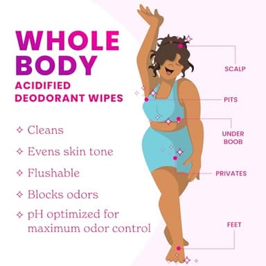 Lume Acidified Deodorant Wipes - 24 Hour Odor Control - Aluminum Free, Baking Soda Free, Skin Loving - 45 Count (Pack of 2) (Cool Cucumber) - Image 3