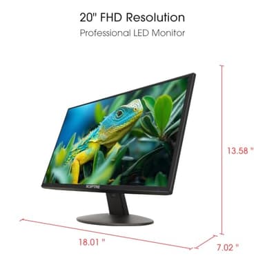 Sceptre New 20-inch Professional Monitor 1600 x 900 HDMI x2 Build-in Speakers 2025 - Image 5