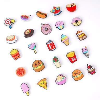 Lot of 30,50,100 pcs Random Shoe Charms - Perfect Gifts for Girls and Boys - Fun Shoe Accessories for Children (30) - Image 2