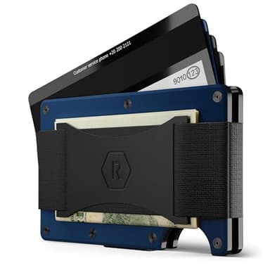 The Ridge NFL Wallet - New England Patriots - Slim Wallet, Card Holder, Carry up to 12 Cards RFID Safe, Blocks Chip Readers, Minimalist Wallet With Cash Strap & Extra Money Clip - Image 2
