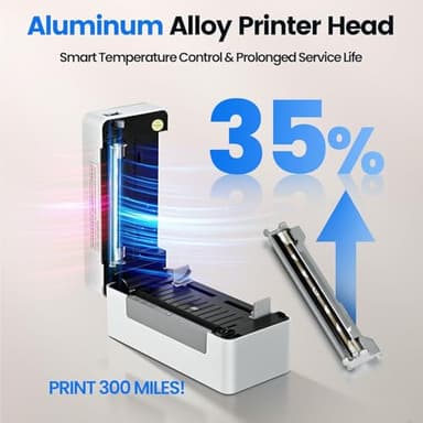 BPXX Bluetooth Thermal Label Printer - Clear Print Quality, Portable Wireless Shipping Label Printer Easy to Connect, Use to Print Shipping Labels, Compatible with Amazon Shopify Ebay Ups - Image 6