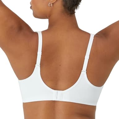 Bali Women's Comfort Revolution Wire Free Bra,White,38DD - Image 2