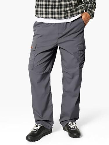 HOTake Men's Cargo Pants Casual Joggers Pants Sweatpants with Pockets Mens Athletic Pants Small Dim Grey - Image 7