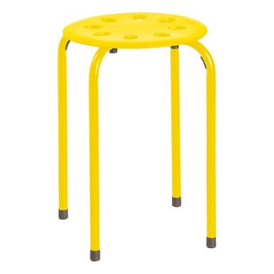 Norwood Commercial Furniture Stacking Stools for Kids and Adults, 17.75" Standard Height Portable Nesting Office and Classroom Stools, Assorted Color, Pack of 5 - Image 10