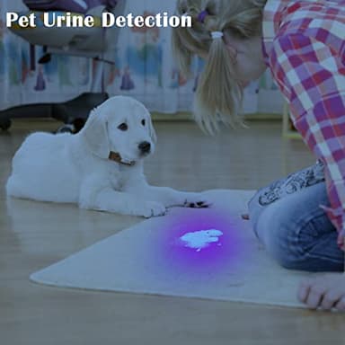 UV Flashlight Black Light–Small Portable Mini 12 LED Blacklight Flashlight for Hidden Stain Detection in Room, Resin Curing,Scorpion & Bed Bug Find,Pet Urine & Dry Stain Detection/Carpets/Rugs/Floors - Image 5