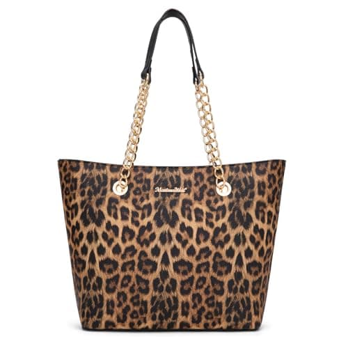 Montana West Tote Bag for Women Chain Top-handle Satchel Handbags Ladies Purses Shoulder Bags MWC-0391LP - Image 1