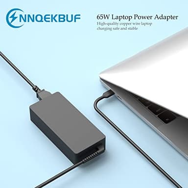 NNQEKBUF Universal 45W 65W USB C Laptop Charger Compatible with Hp Chromebook,Dell,Lenovo,Acer,Asus,Samsung Galaxy,Google and Other Type C Fast-Charging Computer AC Adapter Power Cord Supply - Image 6