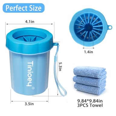 Tinioey Dog Paw Cleaner for Dogs, Dog Paw Washer, Muddy Paw Cleaner, Pet Foot Cleaner, Dog Paw Protector Kit - Image 6