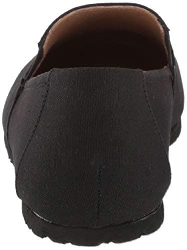 Amazon Essentials Women's Casual Slip-On Canvas Flat, Black, 9 - Image 3