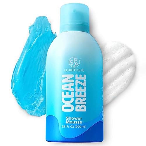Spa Luxetique Body Wash, Jelly to Foam Shower Gel Mousse Moisturizing/Deep Clean/Refreshing/Sunscreen Cleaning, Natural Body Wash Paraben/Cruelty Free, Ocean Breeze Scent, 6.8 fl oz - Image 1